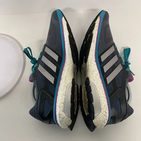 Adidas Shoes Women Size 10.5 Energy Boost Gray Athletic Running Sneakers 4112 - Picture 15 of 16
